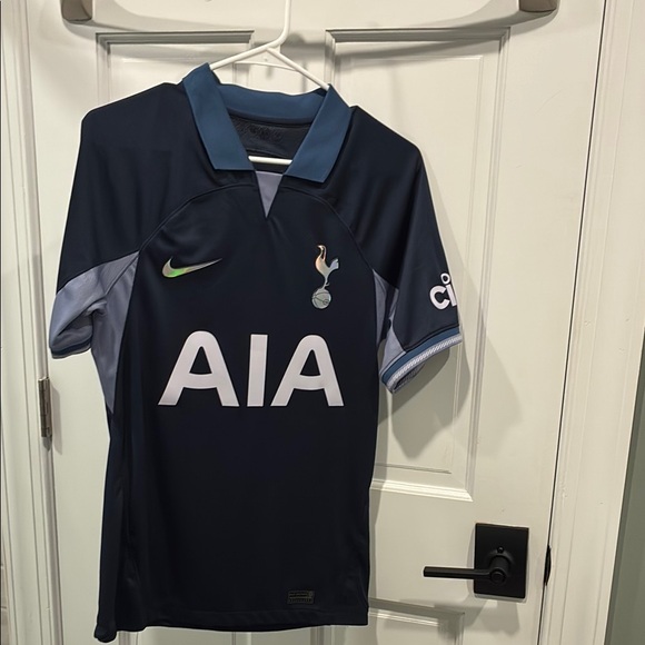 Tottenham Hotspur Blue Jersey with Polo Collar - Picture 1 of 2